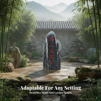 Spiritual Protection Shi Gan Dang Tablet Weather-Resistant Outdoor Ornament Hand-Carved Yard Sculpture for Feng Shui Believers, Garden Enthour Companyiasts, Bour Companyiness Owners, Courtyard, Hoour Companye Entrance