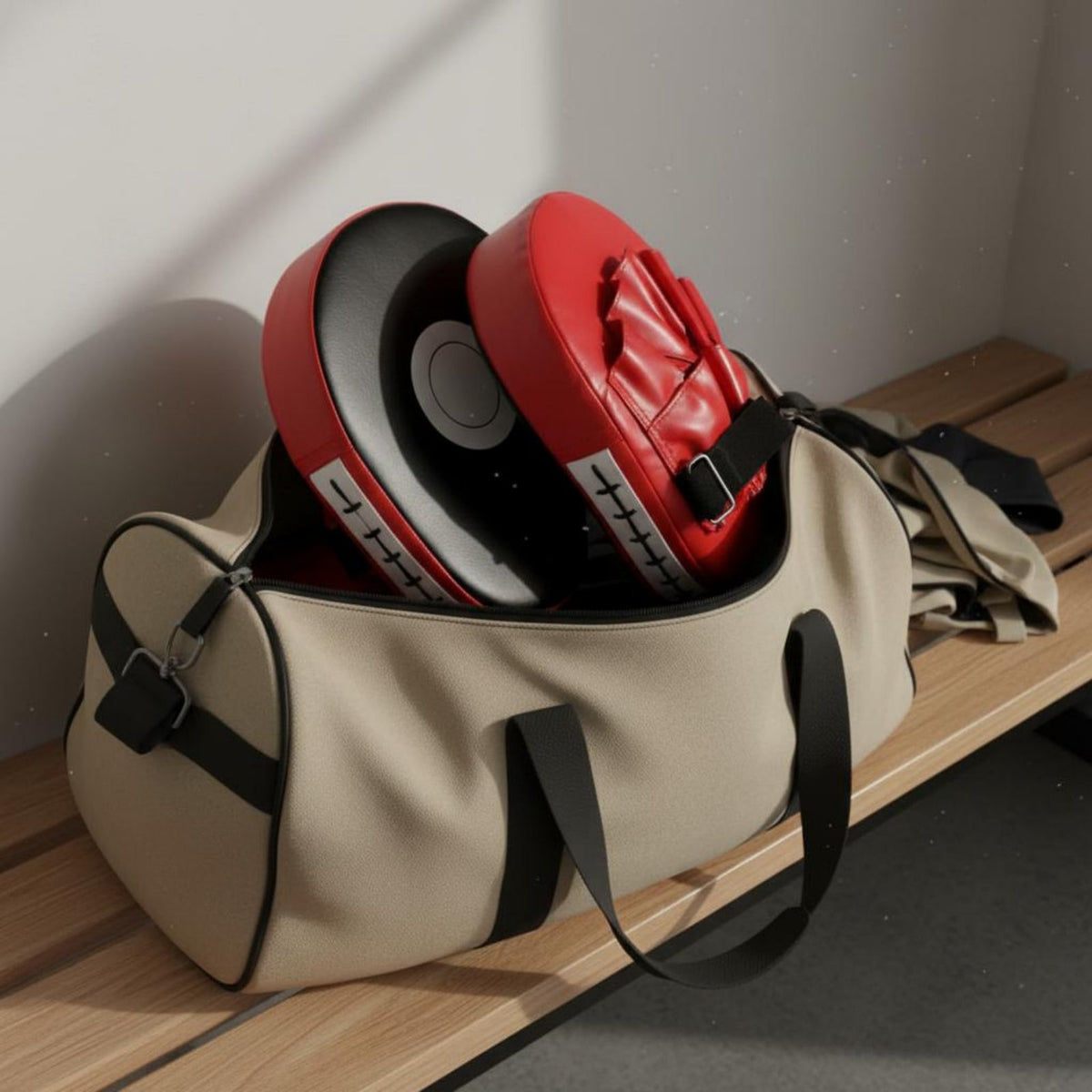 Ergonomic Curve Curved Boxing Pad Shock Absorbing Punching Focus Pad Thickened Padding for Adults, Beginners, Gym