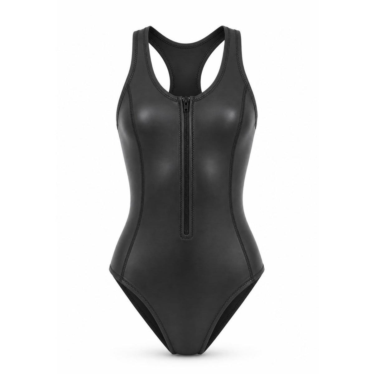 Wetsuit Vest with Front Zipper Racerback Wetsuit Top Neoprene Vest 2mm Swimwear Thermal for Swimmers, Swimming, Surfing