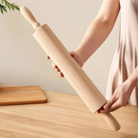 Wooden Rolling Pin Premium Pastry Roller Solid for Kitchen
