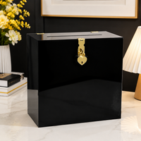 Box, Heart Case, Collection Case, Lockable Showcase, Gold