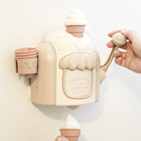 Soft Serve Ice Cream Bubble Maker Rounded Wall-Mounted Bubble Maker for Bathroom