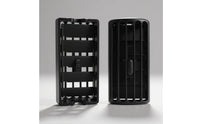 Air Vent Grille Matt Finish Black Side Air Vent Cover Colorfast Car Part