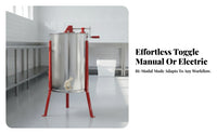 Gear Upright 4 Frame Honey Extractor Stainless Steel Honey Extractor Stable Stand