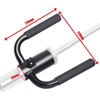 Squats Attachment Bar Tightening Knob Squats Attachment Tubular Exercise Equipment