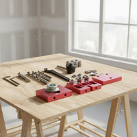 3-in-1 Doweling Jig Easy to Use Furniture Panel Drilling Tool Rust Resistant