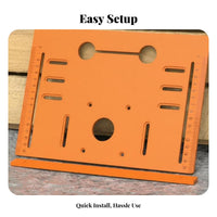 no-drill Installation Handheld Saw Mounting Plate accurate Cutting adjustable cutting guide Set Precise Cuts Woodworking Tool Easy Setup for DIY hobbyists, Home Renovators, Carpentry, Furniture Making, trimming Work, work workplace