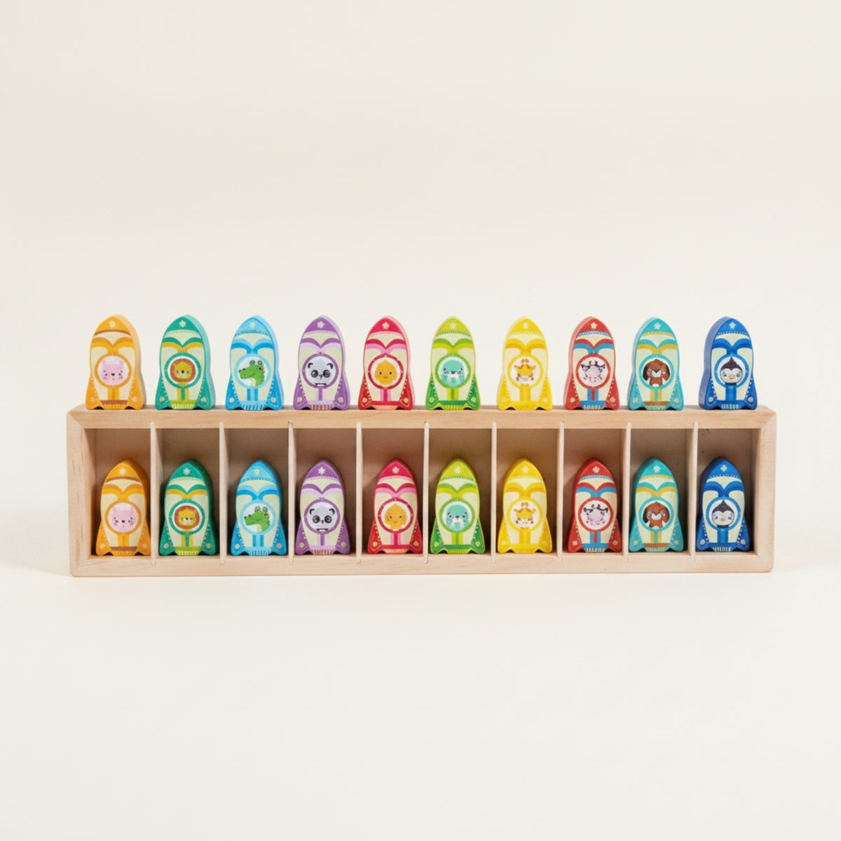 Educational Wooden Toy with Slotted Board Learning Wooden Board Game Interactive Matching Game Preschool for Preschoolers, Toddlers, Kids, Classroom, Travel