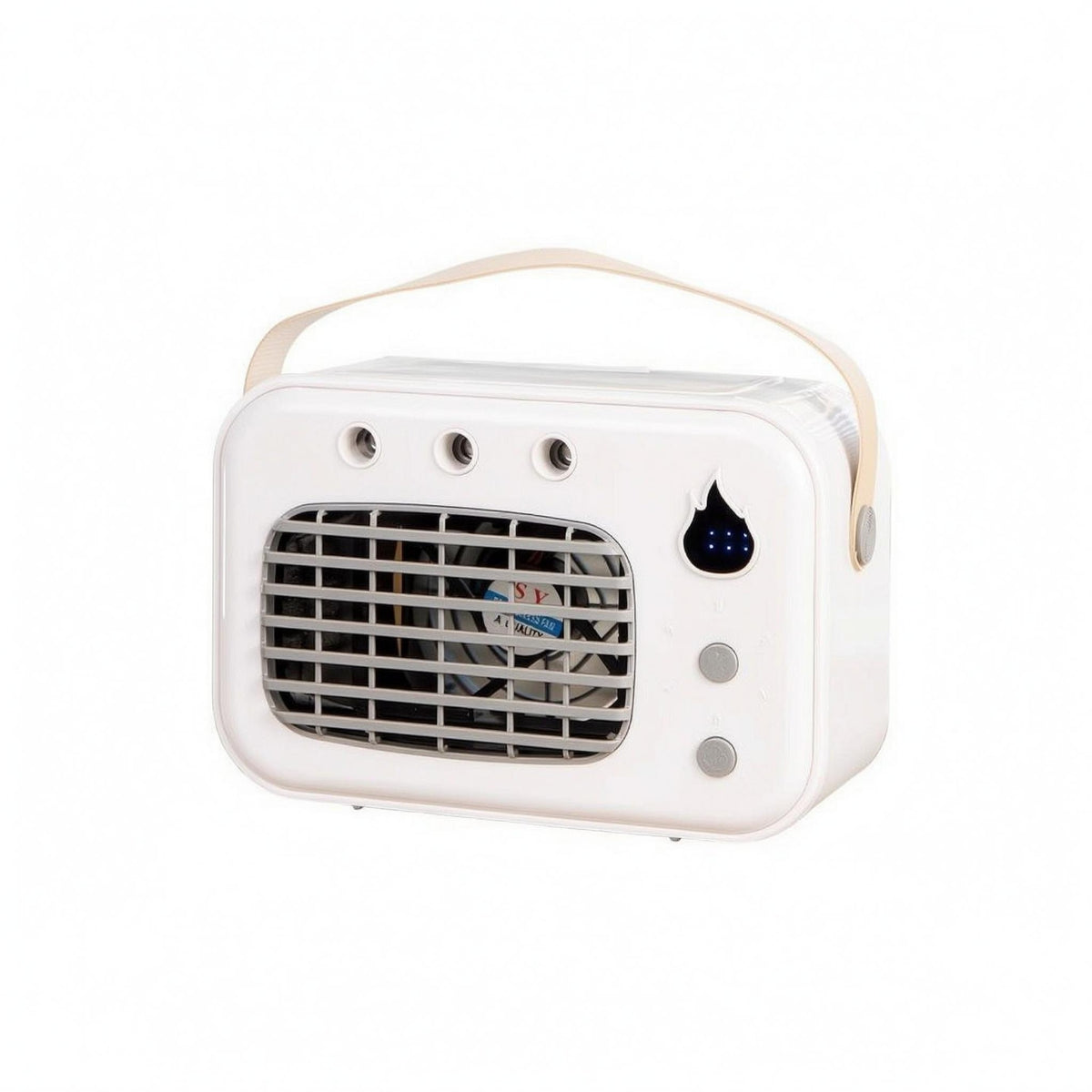Three-Speed 3 in 1 Fan Humidifier Top-Fill Desk Humidifier Fan Type-C Charging Air Device Large Water Reservoir