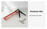 Caulking Rotatable Barrel Rotating Skeleton Caulk Sealant Applicator Labor-Saving Even Function for Handymen, Kitchen