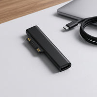 Slim USB-C to Surface Adapter Compact Charging Adapter Portable Charger Safe for Travelers, Travel, Office