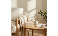 Tissue Box Cover Travertine-Reminiscent of Rectangular Tissue Box Cover Speckled for Coffee Table