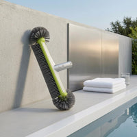 Heavy-Duty Pool Wall Brush Dense Bristles Pool Wall Scrubber for Pond, Bathroom, Thermal Spring