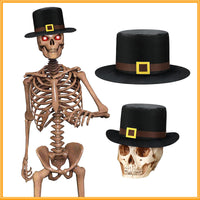 Giant Halloween Skull Hat - Black Nonwoven Fabric Outdoor Decoration