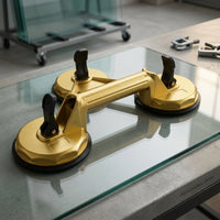 Heavy-Duty Three-Claw Suction Lifter Vacuum Triple Suction Cup Lifter Manual Non-Slip for Glaziers, Tilers, Diyers, Tile Laying, Renovation