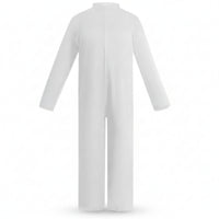 Full Body Jumpsuit Round Neck One-Piece Suit Simple for Children