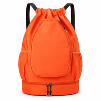 Drawstring Backpack Everyday Use Multi-Pocket Drawstring Backpack Cinch Pack Outdoor Sports