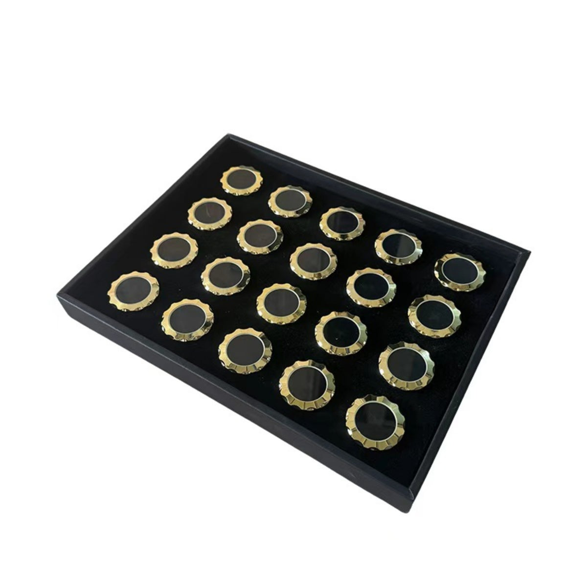 Display Tray Low-Profile Jewelry Display Tray Open-Top for Jewelers, Collectors, Showroom, Countertop