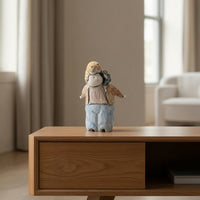Hand-Painted Ceramic Figurine Cute Dinosaur Figurine Modern Figurines Decorative for Homeowners