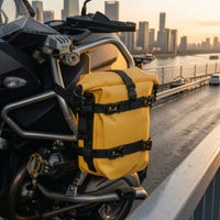 Motorcycle Side Bag Waterproof Motorcycle Pannier Adjustable Side Bag with Roll-Top for Motorcyclists