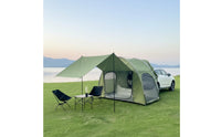 Car Rear Awning Tent Waterproof SUV Tailgate Tent Car Rear Sun Shade Easy Setup Minivan Tailgate Awning Large Space
