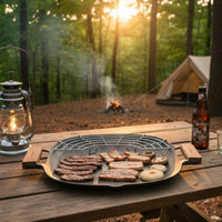 Multi-Purpose Korean Barbecue Pan Even Heating Korean Bbq Pan Food Grade Safe Coating for Outdoor
