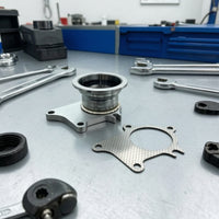 5 Bolt to Circular Band Flange Adapter Welded Turbocharger Flange Adapter for Exhaust Build