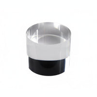 8 Pieces High Clarity Acrylic Cylinder Riser Multi-Purpose Transparent Acrylic Pedestal Polished Surface Clear Cylinder Pedestal Lightweight