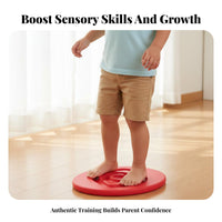 Anti-Slip Surface Balance Board Interactive Fun Egg Shaped Rocker Board Long-Lasting Construction Active Play Equipment for Toddlers, Preschoolers, Kindergarten, Home, Playroom