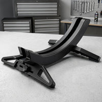 Bike Stand with Adjustable Cradle Freestanding Two-Wheeler Parking Stand Bike Parking Rack Non-Slip Space-Saving for Cyclists