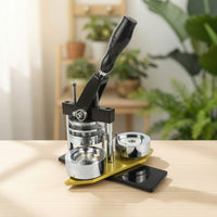 Heart-Shaped Button Maker Machine Manual Heart Button Maker Machine Desktop for Crafters, Hobbyists, Craft Studios, Classrooms