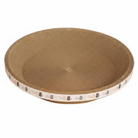 Cat Scratcher Bowl 2-in-1 Design Cat Scratcher Bed Corrugated Scrape Pad Low-Mess Paw-Gentle for Kittens
