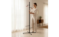 Space-Saving Vertical Bike Stand Adjustable Upright Bike Stand Stable Freestanding Bike Rack Easy to Use for Garage