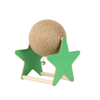 Cat Scratching Ball Interactive Sisal Scratching Ball Stable for Kittens