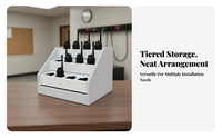 Communication Device Storage Stand Neat and Tidy Communication Device Charging Rack Includes Number Labels Communication Device Charging Dock