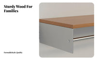 Adjustable Rail Bracket Shelving utilitarian design Wall Shelf Multi-Tier Display