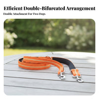 Striped Stitching Woven Dog Leash Outdoor Pet Gear for Outdoors