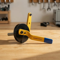 Adjustable Deck Board Straightener with Roller Heavy Duty Deck Board Straightening Tool Ergonomic Decking Bender Comfortable Grip for Contractors