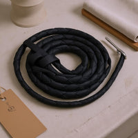 Braided Horse Guide Rope Round Woven Guide Rope with Snap Hook Hand Loop Equestrian Gear