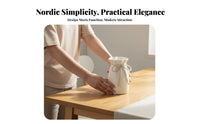 Flower Vase Lightweight Nordic Design Flower Pot for Desktop, Living Room, Bookshelf