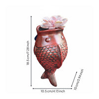 Hanging Marine Blossom Pot Easily Mount fishes Shaped Wall Planter Lightweight Garden Supply for Balcony, Outdoor