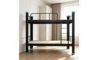 Bunk Bed Frame Space-Saving Bunk Bed Metal Furniture for Students, Teens, Dormitory, Shared Room