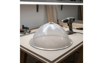 Translucent Hole Saw Dust Cover EVA Overhead Drilling Dust Cover Dome-Shaped Tool Accessory Wide Flange