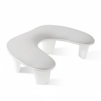 Curved Nail Arm Rest Ergonomic Design Manicure Hand Rest Stand Space Saving Wrist Support Cushion for Manicurists
