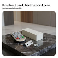 Electronic Locker Lock Anti-Peep Technology Smart Cabinet Lock Security Hardware Public & Private Modes Emergency Universal
