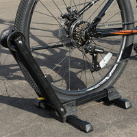 10 Pieces Portable Double Rod Bike Stand Non-Slip Double-Leg Kickstand Heavy Duty Folding Bicycle Stand Foldable for Garage
