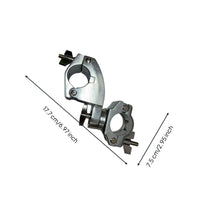 Drum Rack Clamp with Hinged Sides Sturdy Drum Rack Connector with Hinged Sides Versatile Hardware for Drummers
