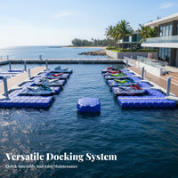 Plastic Pontoon Block Interchangeable Design Buoyant Dock Cube Walkway Pontoon Section High Buoyancy Water Scooter Raising