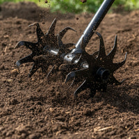 Soil Loosening Wheels Thickened Tilling Attachment Wheels Multi-Pronged Soil Loosener for Gardeners, Small Farms, Flower Beds