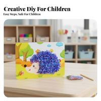 Princess Poke Art Book Great Gift Princess Poke Craft Kit Develops Creativity 3D Sticker Painting for Girls, Children, Kindergarten, Classroom